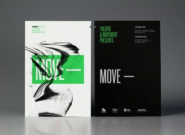 Theatre Movement— Theatre Producers | Calendar — Branding & Graphic Design Bureau #move #black #green