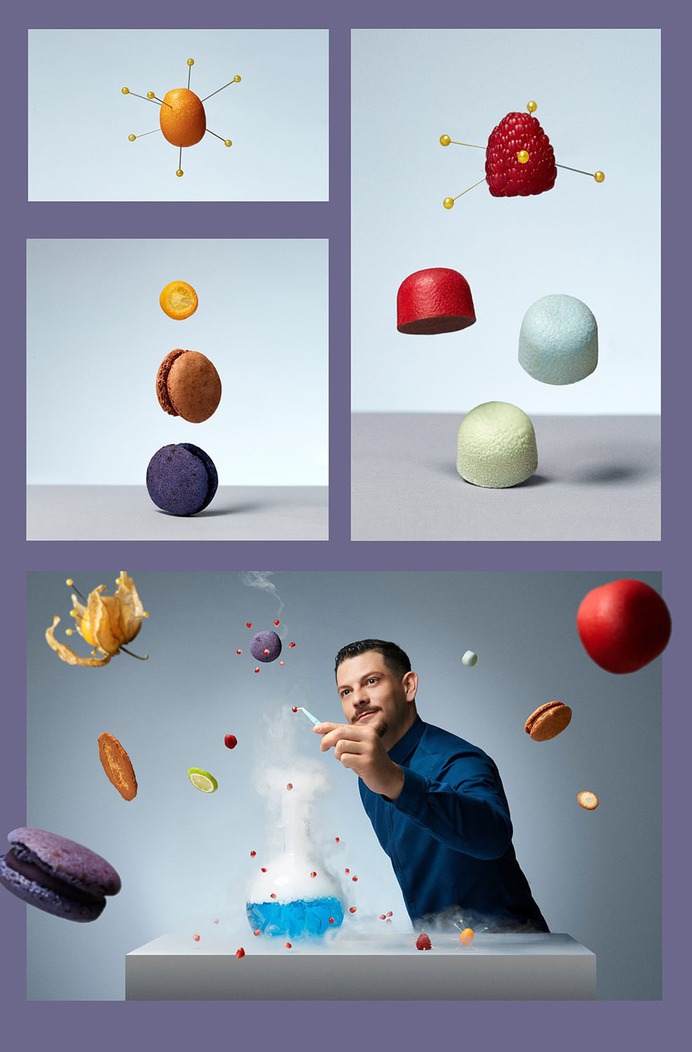 Ovnew Eatsploration - Mindsparkle Mag Tessa Dóniga Johnson directed Ovnew Eatsploration. Through the concept of chromatic eatsploration, this project explores a seven universe series of photography for Ovnew restaurant. #logo #packaging #identity #branding #design #color #photography #graphic #design #gallery #blog #project #mindsparkle #mag #beautiful #portfolio #designer