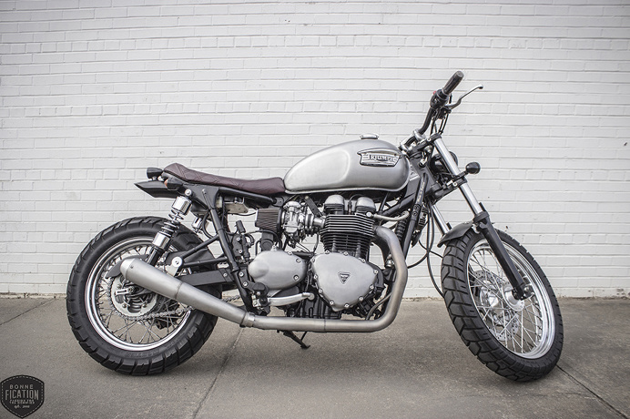 Justin Rentzel's 2005 Custom Triumph Bonneville SE | On Bonnefication # Triumph # Bonneville
