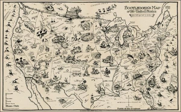 23372.jpg (750×467) #beer #vintage #map #prohibition