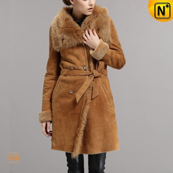 Women's Merino Shearling Coat CW640235 #merino #shearling #coat