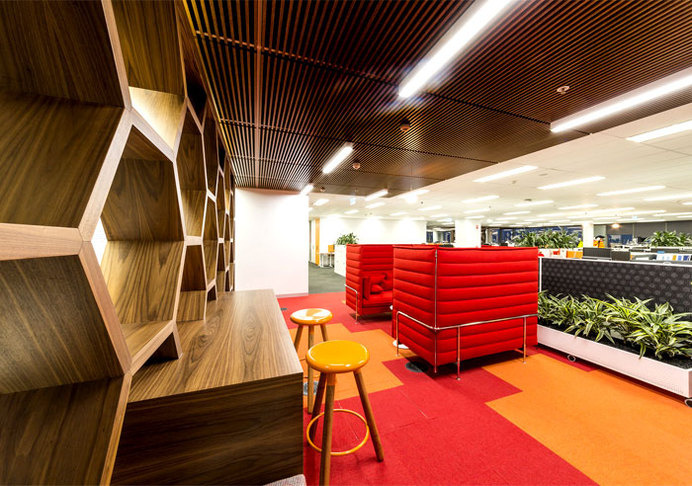 City West Water Head Office cheerful working space #working #office #design #space