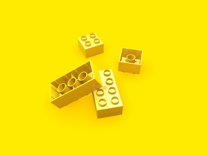 Duplo Yellow Art Print at Søciety6 #duplo #lego #rickardarvius #society6 #artprint #ilovelego