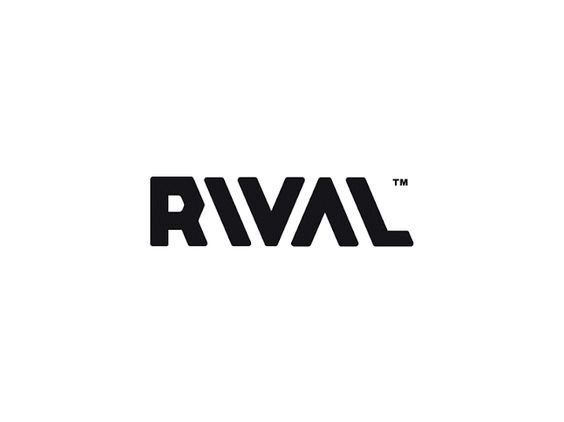 This is a type based design made by a company named Rival Wordmark, this is their branding logo. I like the black and white simplicity of the design.