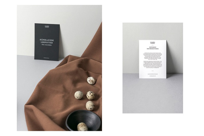 Chambra Nordic Branding - Mindsparkle Mag Holgersson designed the branding and identity for Chamba Nordic, a Danish brand bringing traditional Colombian ceramics called 'Chamba' to Denmark. #logo #packaging #identity #branding #design #color #photography #graphic #design #gallery #blog #project #mindsparkle #mag #beautiful #portfolio #designer