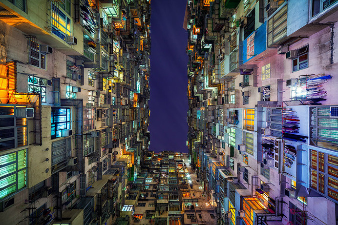 the stacked urban architecture of hong kong by peter stewart #hk