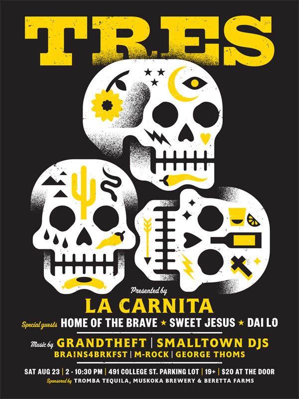Tres_poster #skull #tres #poster