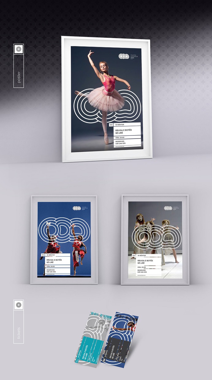 Oda Theater - Mindsparkle Mag Arber Racaj & Erzen Arifi designed the rebranding of Theater Oda, an independent theater founded at the end of the year 2002 that has achieved big support from artists, art-lovers and the media. #logo #packaging #identity #branding #design #color #photography #graphic #design #gallery #blog #project #mindsparkle #mag #beautiful #portfolio #designer