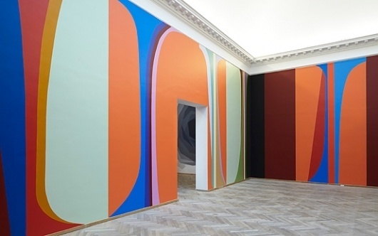 'Color State' exhibition by Malene Landgreen (DK) @ Dailytonic #interiors #painting #art #malene #landgreen