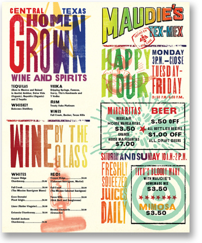 Pentagram #type #menu #restaurant