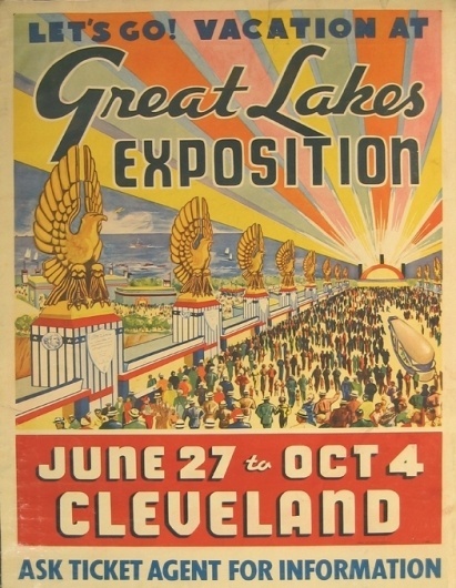 Alexandra Lange: Let's Go! World's Fairs of the 1930s: Observers Room: Design Observer #retro #illustration #vintage #poster #typography