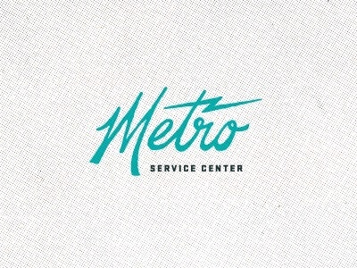 Dribbble - Metro 01 by Brent Couchman #logo