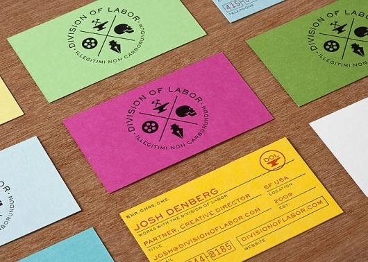 Mikey Burton / Designy Illustration #red #business #card #yellow #letterpress #black #crest #seal #collateral