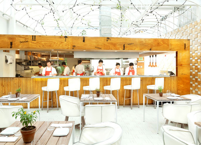 Multifunctional Space – a Restaurant and Art Center by 51-1 arquitectos - #restaurant, #restaurantdesign,