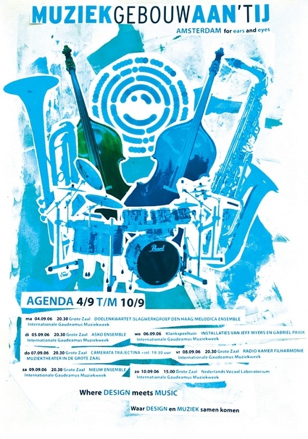 5438806360_387abfb0af_b.jpg 717×1.024 pixels #water #jazz #poster #amsterdam #music #typography