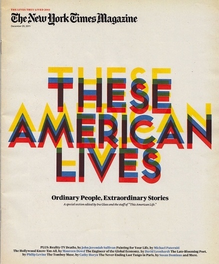 These American Lives. Client: New York Times | The Visual Work Of Mike Lemanski #times #typography #mike #american #lives #york #lemanski #these #new