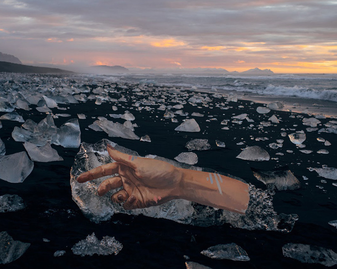 A'o 'Ana: Series of Murals Painted on Icebergs by Hula