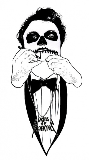 Drums of Death : Duncan MacDonald #illustration #makeup
