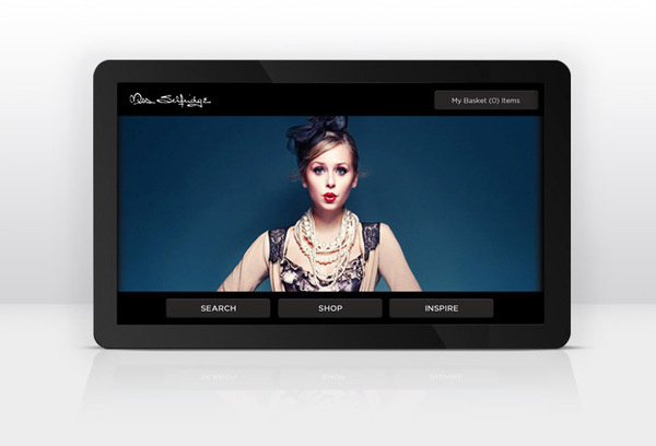 Miss Selfridge Touch #touch #kiosks #selfridge #begin #unit #screen #layout #miss