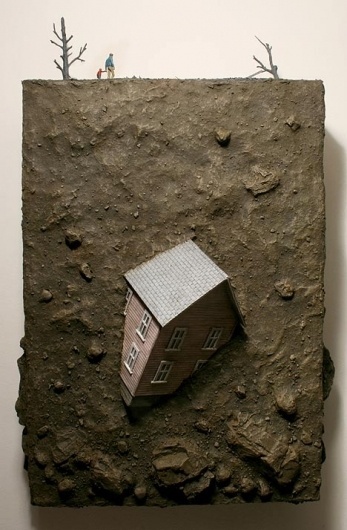 Firing for Effect by Thomas Doyle #doyle #sculpture #suburbia #thomas #art #miniature