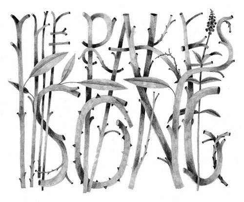 Carson Ellis | Portfolio | The Rake's Song #typography