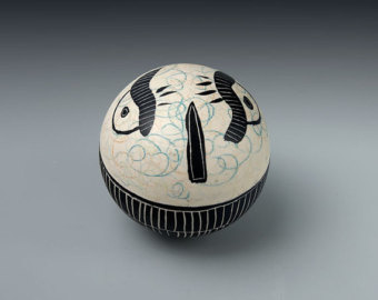 Each sphere of obbo is a unique and unrepeatable hand made art piece.
