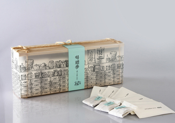 Packaging example #562: Traditional herbal tea packaging #herbal #packaging #design #traditional #tea