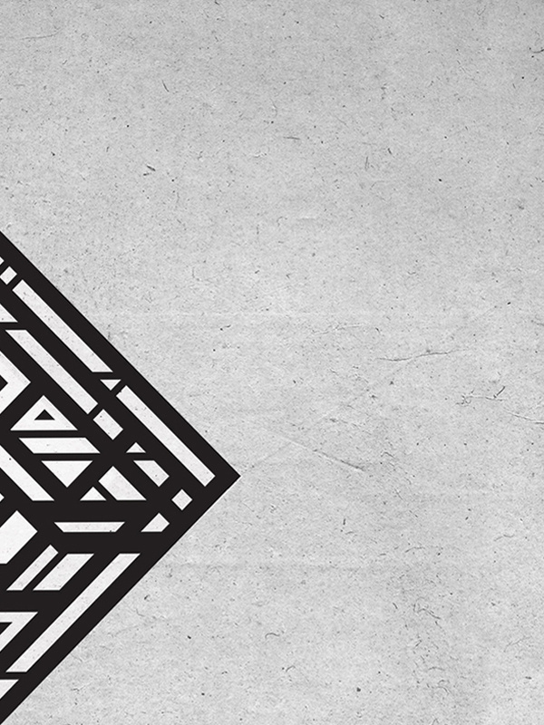 Organic Rhombus #geometry #design #blaqk #posters #symmetry #greece #patterns #simek #athens