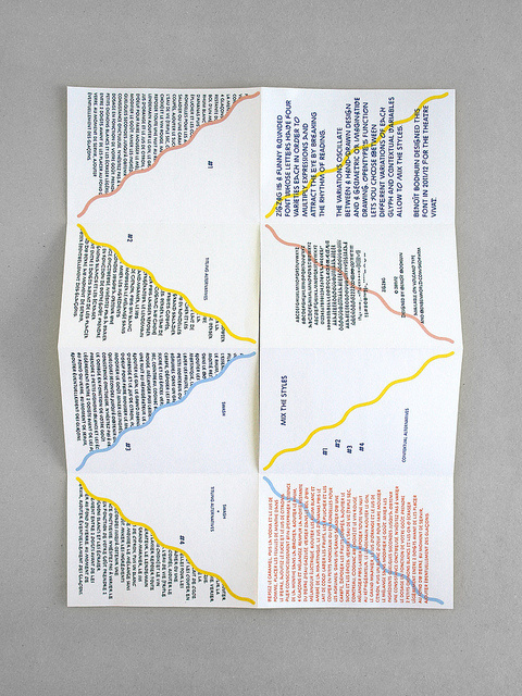 ZIGZAG — poster #specimen #bodhuin #zigzag #benot #volcano #poster #type
