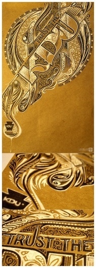 Trust The KDU by ~lordmx #calligraphy #drawings #on #paper #drawn #pen #hand #typography