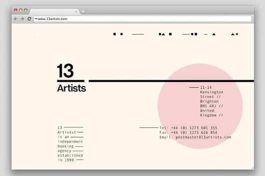 Thezu__13 Artists #website #simplicity