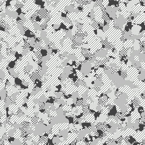 Camouflage Patterns Rendered with MacPaint Patterns – Sulki & Min #pattern