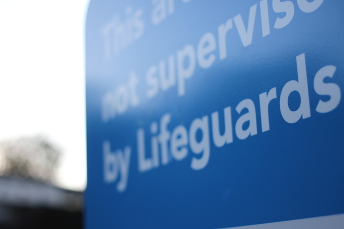 Lifeguard sign, Ella Clark, taken on 1st of September, http://suitcasedreaming.tumblr.com