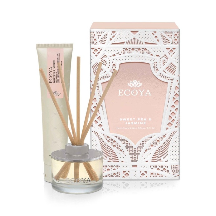 Sweet Pea and Jasmine Hand Cream & Reed Diffuser Small Gift Pack