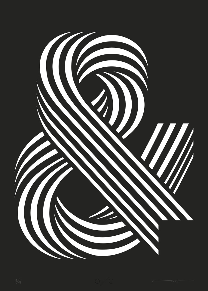 #ampersand #print #typeface #typography #screenprint #home #poster
