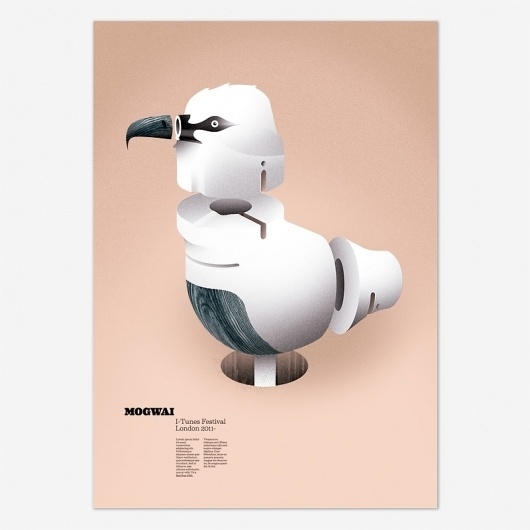 Mogwai / 2011 - Borja Bonaque #mogwai #illustration #poster