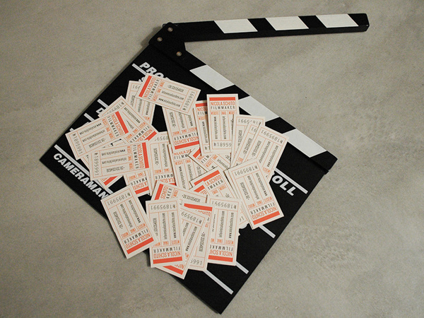 Nicola Schito Filmmaker Brand Identity on Behance #business #branding #card #brand #clapboard #identity #vintage