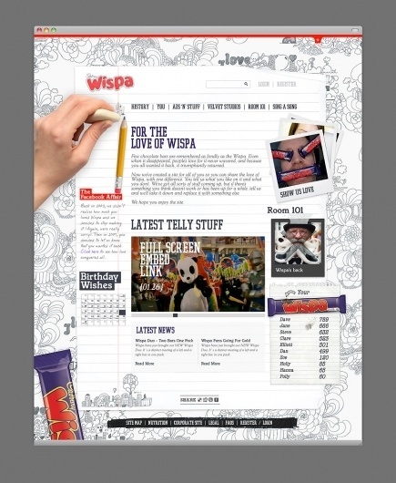 Wispa - MmDesign #website #wispa #illustration #mmd