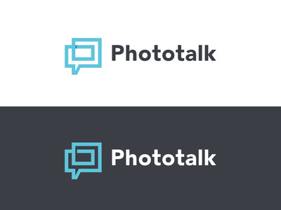 Phototalk Logo #branding #logo #identity