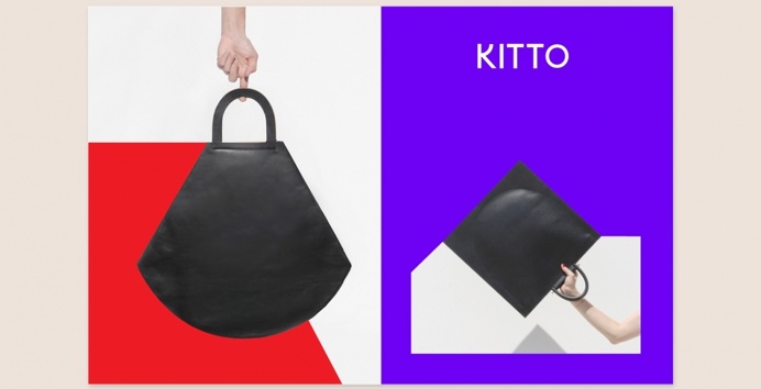 Kitto by Katie Minchak branding design mindsparkle mag fashion purple red bag stationery logo logotype branding corporate design identity mi