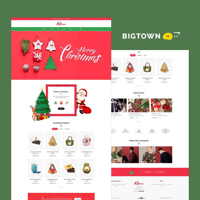 #Bigtown - #Opencart #MultiPurpose #Responsive #Theme | #TemplateTrip #eCommerce #Website #Template #Design