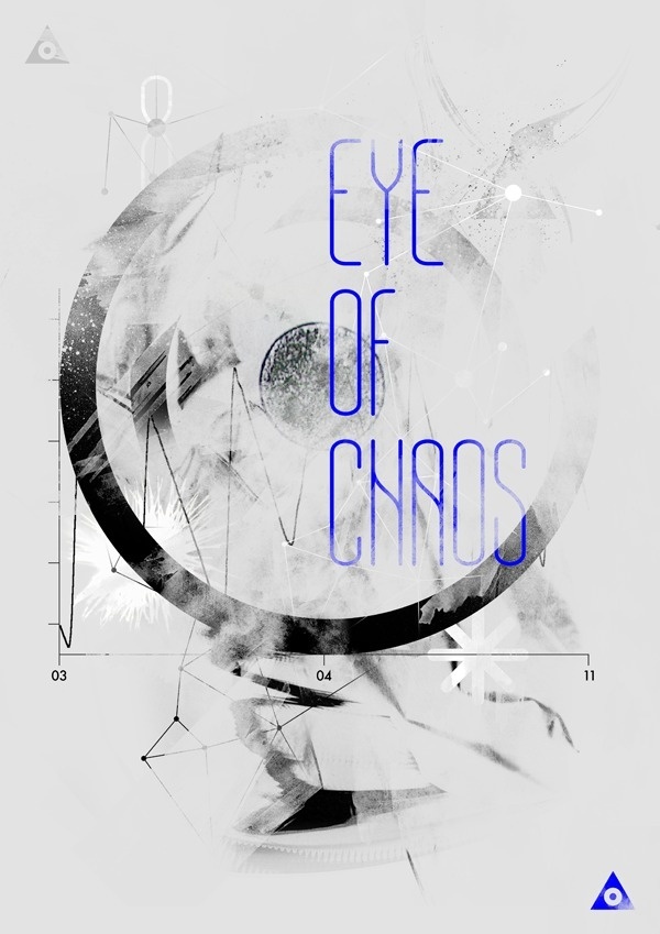 Eye Of Chaos #tape #illustration #giga #topography #circle #kobidze