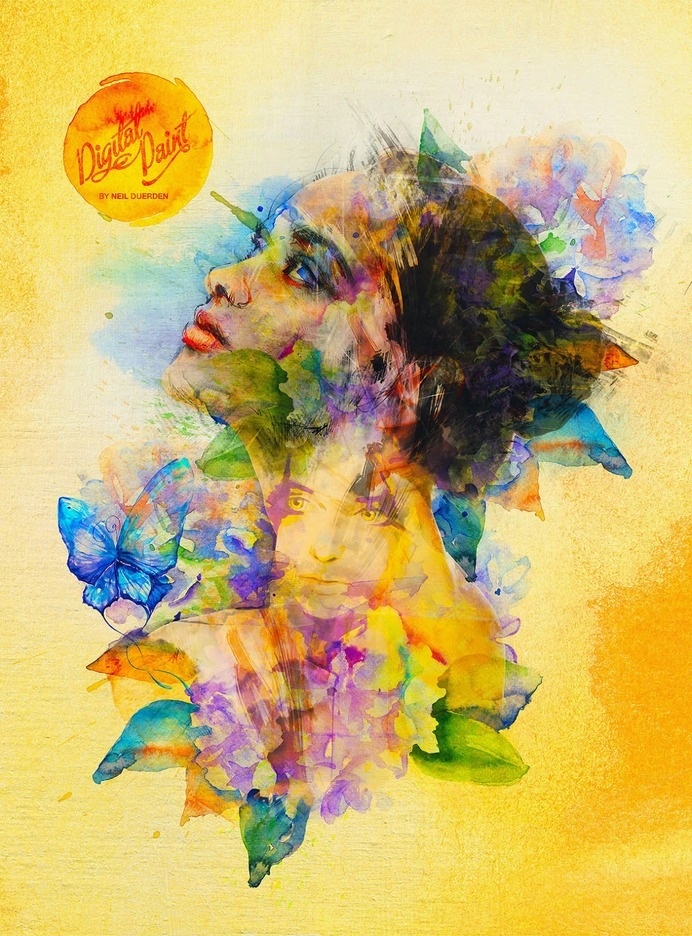 Digital portrait by Neil duerden