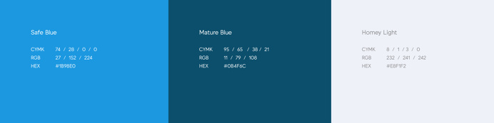 Korner primary brand colours