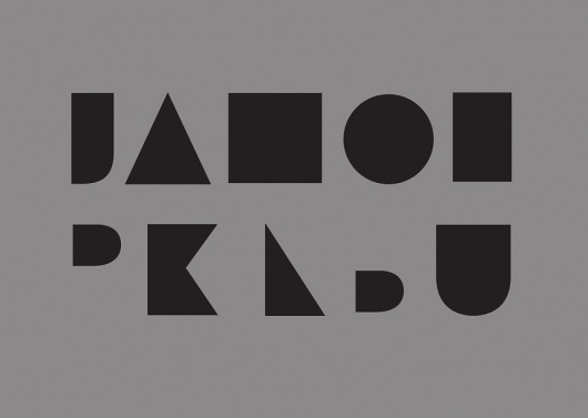 Jamie Bruski Tetsill #geometry #typography