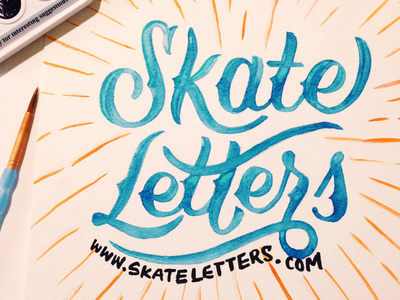 Surat Skate Diluncurkan!  #tipografi