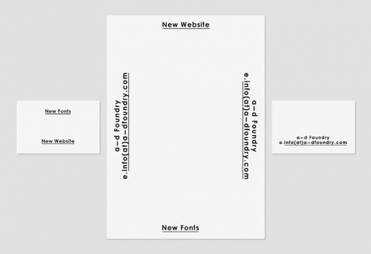 Family +44 7595 746 785 | A-D Foundry (Identity) #print