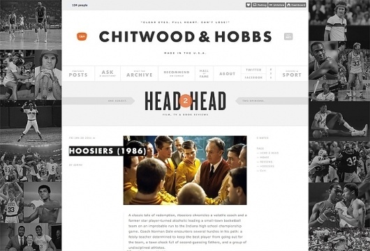 Ryan Sims — Chitwood & Hobbs #website #interactive #sports #blog