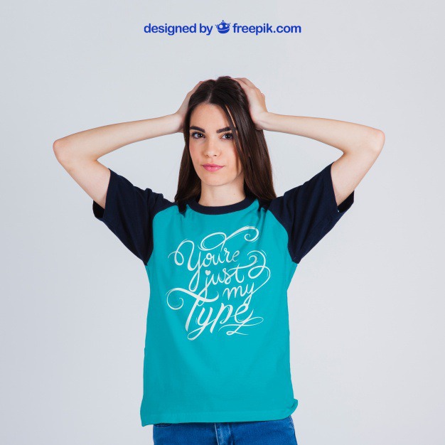 Female t-shirt mockup Free Psd. See more inspiration related to Mockup, Template, Woman, Fashion, Girl, T shirt, Shirt, Clothes, Mock up, Tshirt, Print, Fashion girl, Female, Young, Good, Up, Stylish, Looking, Wear, Mock and Good looking on Freepik.