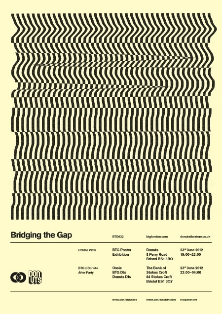 Bridging the Gap #exhibition #rossgunter #btg #poster